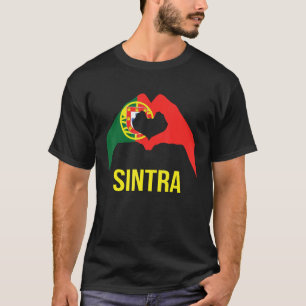 Sintra Portugese Stad Liefde Portugal Vlag T-shirt