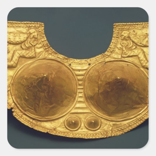 Sinu-broodrooster Vierkante Sticker (Voorkant)