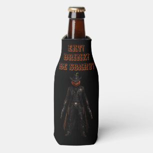 Sinuister Pompoen Sheriff Cowboy Jack-o'-Lantern G Flesjeskoeler
