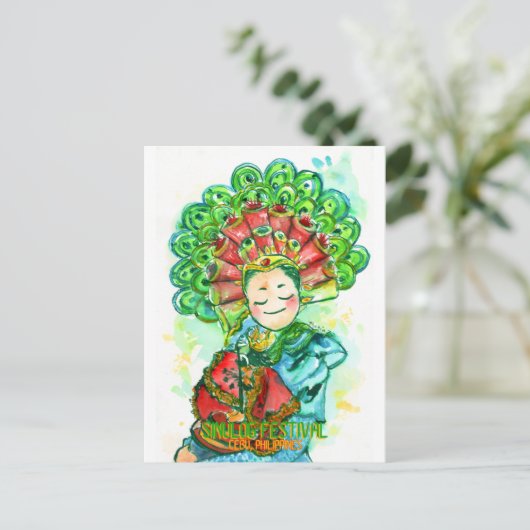 Sinulog Festival - DNM Briefkaarten (Staand voorkant)