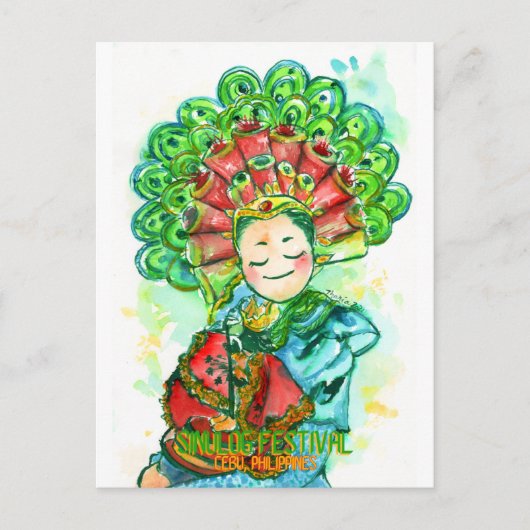 Sinulog Festival - DNM Briefkaarten (Voorkant)