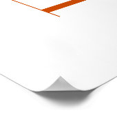 Sinus Rhythm in een ECG-elektrocardiogram diagram Poster (Hoek)