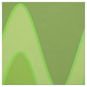 Sinus Waves groen + uw ideeën Stof (Swatch)