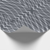 Sinusgolf Pulse Signal Modern Abstract kunstontwer Cadeaupapier (Hoek)