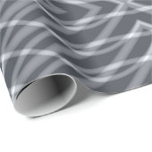 Sinusgolf Pulse Signal Modern Abstract kunstontwer Cadeaupapier (Rol Hoek)