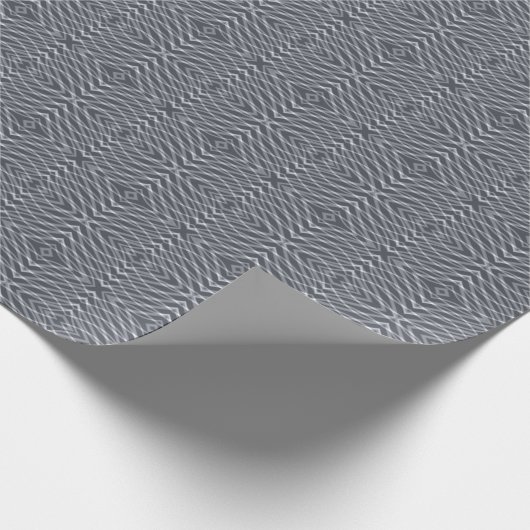 Sinusgolf Pulse Signal Modern Abstract kunstontwer Cadeaupapier (Hoek)