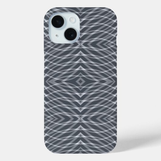 Sinusgolf Pulse Signal Modern Abstract kunstontwer Case-Mate iPhone Case (Achterkant)