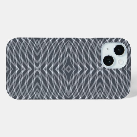 Sinusgolf Pulse Signal Modern Abstract kunstontwer Case-Mate iPhone Case (Achterkant (horizontaal))