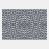 Sinusgolf Pulse Signal Modern Abstract kunstontwer Inpakpapier Vel (Voorkant 3)