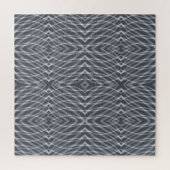Sinusgolf Pulse Signal Modern Abstract kunstontwer Legpuzzel (Verticaal)