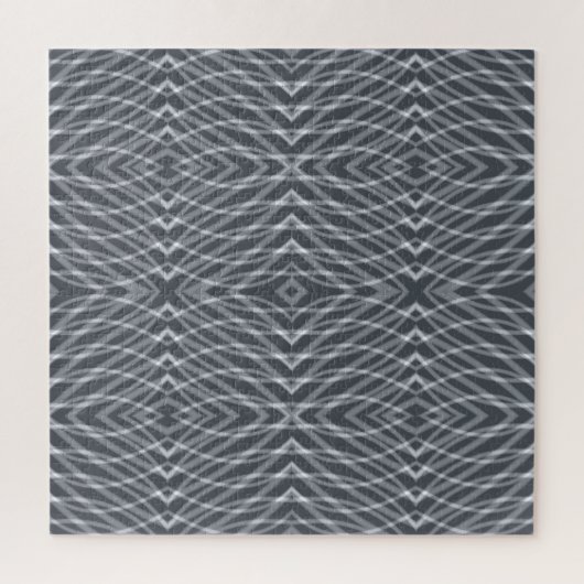 Sinusgolf Pulse Signal Modern Abstract kunstontwer Legpuzzel (Verticaal)
