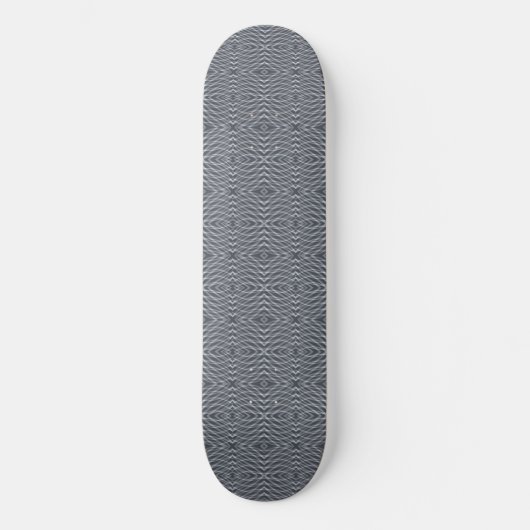 Sinusgolf Pulse Signal Modern Abstract kunstontwer Persoonlijk Skateboard (Voorkant)
