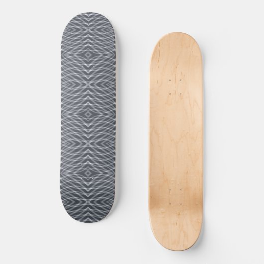 Sinusgolf Pulse Signal Modern Abstract kunstontwer Persoonlijk Skateboard (Voorkant)