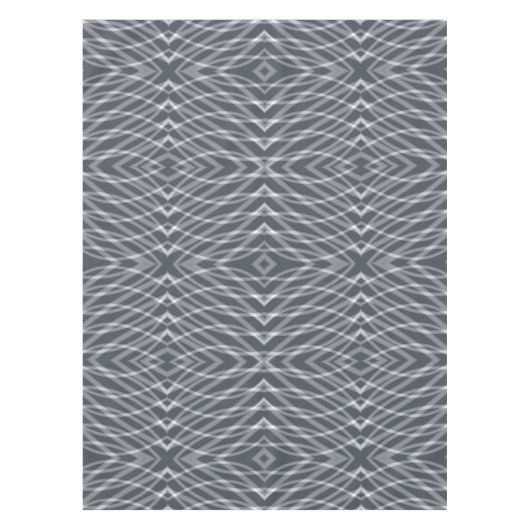 Sinusgolf Pulse Signal Modern Abstract kunstontwer Tafelkleed (Voorkant)