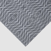 Sinusgolf Pulse Signal Modern Abstract kunstontwer Tissuepapier (Detail)