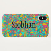 Siobhan van verweesde zwarte abstracte kunst Case-Mate iPhone case (Achterkant (horizontaal))