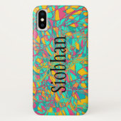 Siobhan van verweesde zwarte abstracte kunst Case-Mate iPhone case (Achterkant)
