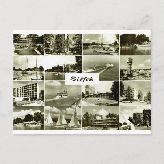Siófok, Hongarije Briefkaart (Voorkant)