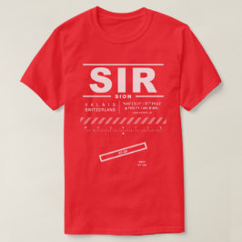 Sion Airport SIR T-shirt