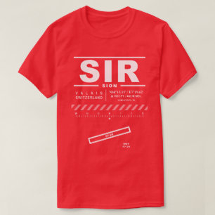 Sion Airport SIR T-shirt