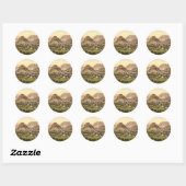 Sion, algemeen uitzicht, Wallis, Zwitserland class Ronde Sticker (Vel)