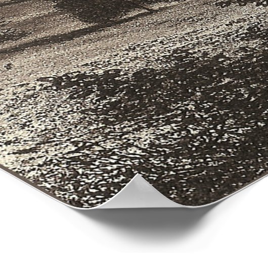 Sion in Zwitserland van Antiek afdruk Poster (Hoek)