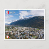 Sion - Zwitserland Briefkaart (Voorkant)
