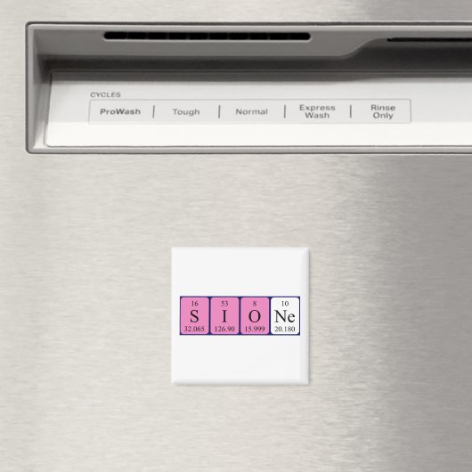 Sione periodieke table name magnet (Insitu (Vaatwasser))