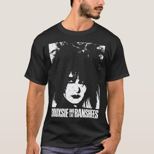 Siousie SATB 80s post punk goth friends funny T-shirt (Voorkant)