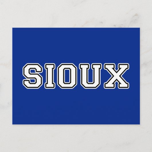 Sioux Briefkaart (Voorkant)