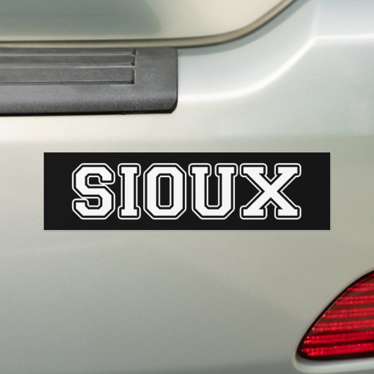 Sioux Bumpersticker (Op auto)