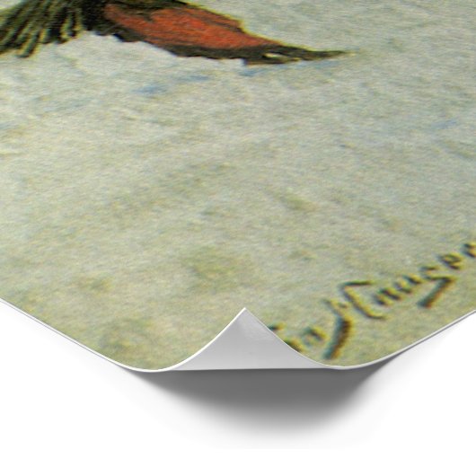 Sioux Camp bij Wounded Knee door John Hauser Poster (Hoek)