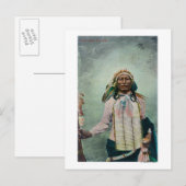 Sioux Chief Iron Tail Portret Briefkaart (Voorkant / Achterkant)