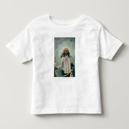 Sioux Chief Iron Tail Portret Kinder Shirts (Voorkant)