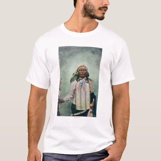 Sioux Chief Iron Tail Portret T-shirt (Voorkant)