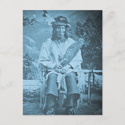 Sioux Chief Medicine Beer  Stereoview Briefkaart (Voorkant)