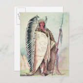 Sioux Chief, 'The Black Rock' Briefkaart (Voorkant / Achterkant)