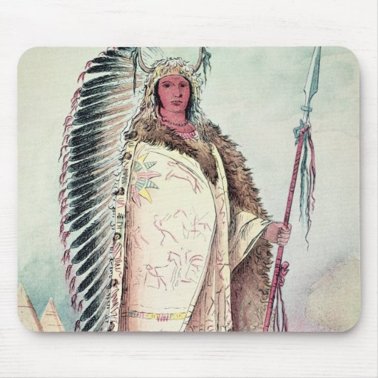 Sioux Chief, 'The Black Rock' Muismat (Voorkant)