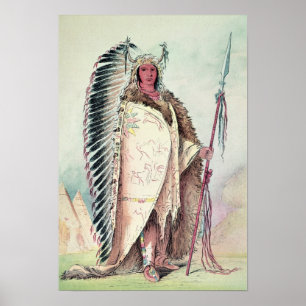 Sioux Chief, 'The Black Rock' Poster