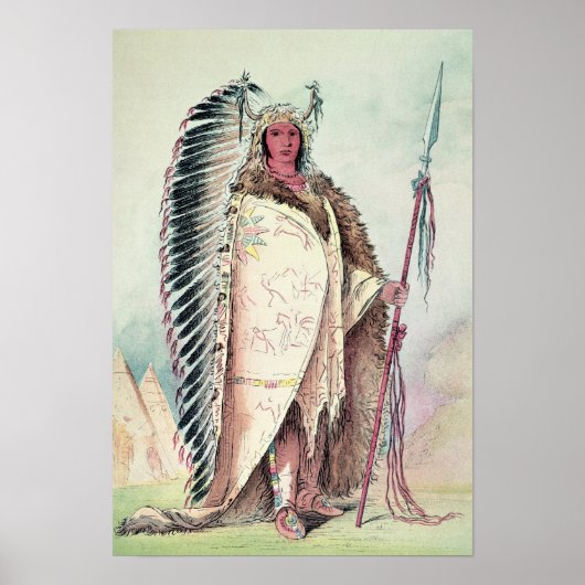 Sioux Chief, 'The Black Rock' Poster (Voorkant)