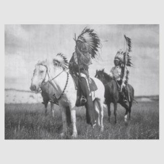Sioux Chiefs, 1905 Tissuepapier