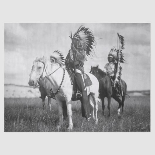 Sioux Chiefs, 1905 Tissuepapier (Voorkant)
