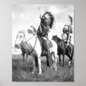 Sioux Chiefs Edward S Curtis 1905 Poster (Voorkant)