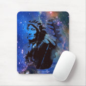 Sioux Chieftain Native American Gift Mousepad Muismat (Met muis)
