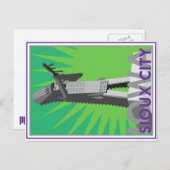 Sioux City, IA briefkaarten (Voorkant / Achterkant)