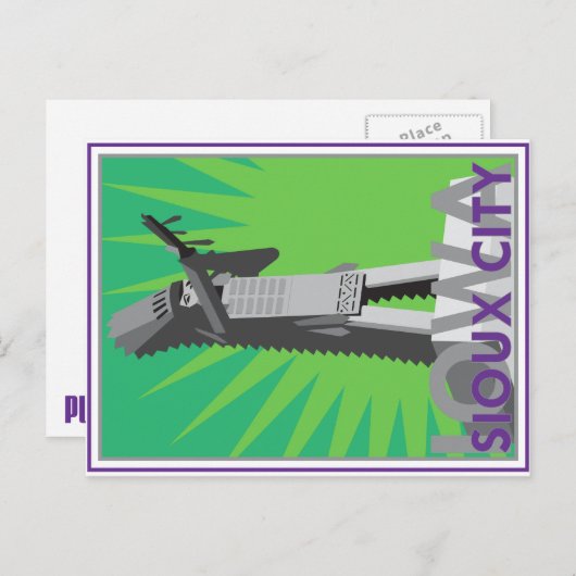 Sioux City, IA briefkaarten (Voorkant / Achterkant)