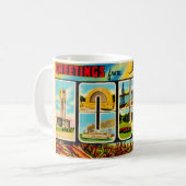  Sioux City IO Greetings Mug Koffiemok (Voorkant links)