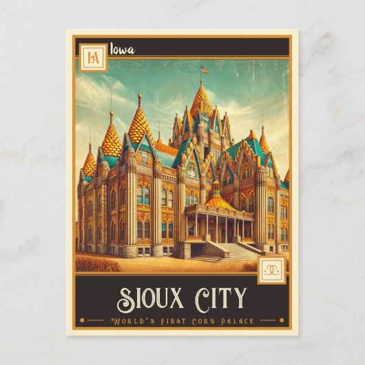 Sioux City, Iowa |  Briefkaart (Voorkant)