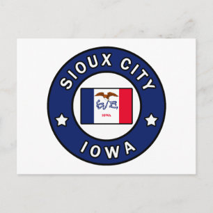 Sioux City Iowa Briefkaart
