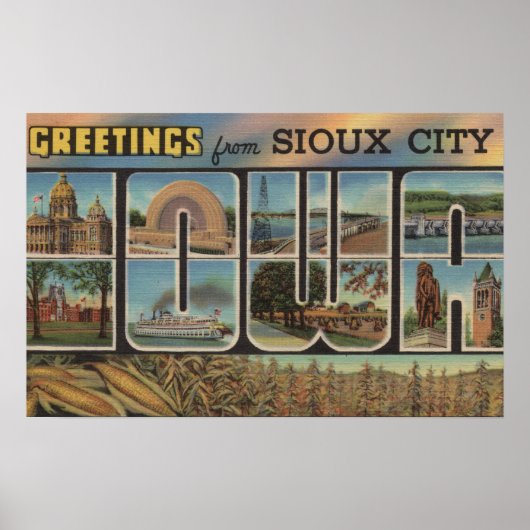 Sioux City, Iowa - Grote Letter-scènes 2 Poster (Voorkant)
